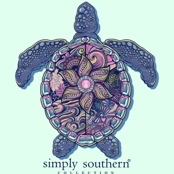 Mandala Turtle Tracker Shirt by Simply Southern - Picture 4 of 4